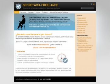 Diseño y programación de Blogs: Secretarias Freelance