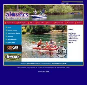 diseño web: Alovecs