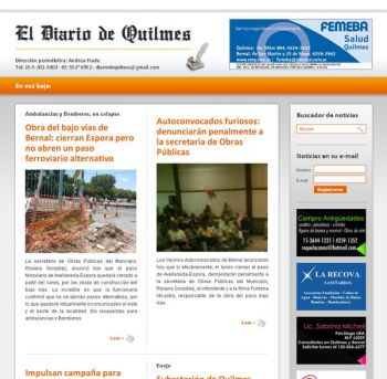 diseño: El diario de Quilmes