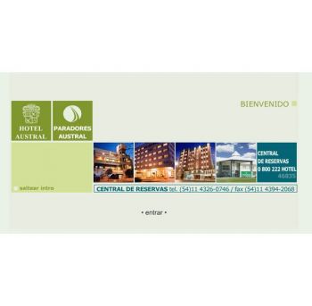 diseño web: Hotel Austral