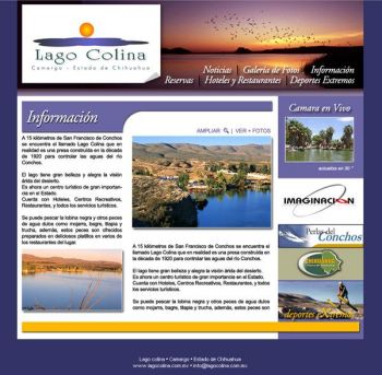 diseño web: Lago Colina