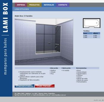 diseño web: Lamibox