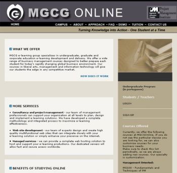 diseño web: MGCG