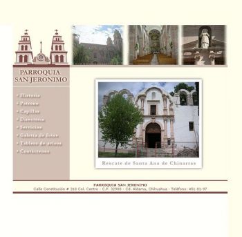 diseño: Parroquia San Geronimo